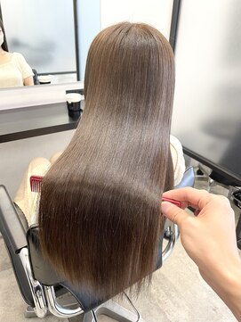 サロウィン 池袋(SALOWIN) 柔らか美髪矯正 × ブリーチなしシルキーベージュ #258