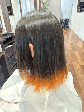 チェルシー CHELSEA 【短期間デザインカラー】エンドカラー☆ネオンオレンジ