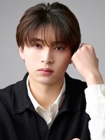 オーシャントーキョー(OCEAN TOKYO) 韓国ヘアカルマパーマコンマバングセンターパート黒髪ウルフ