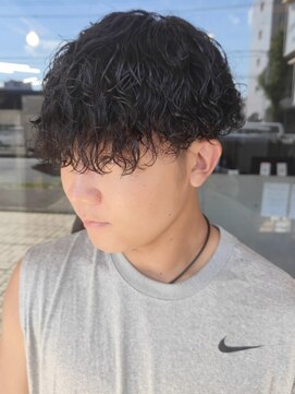 アルフレッド 平針店(alfRed) 波巻きパーマ　スパイラルパーマ　ツーブロック　マッシュ　束感