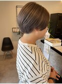 ケアブリーチグレージュ透明感カラー20代30代40代大人可愛いボブ