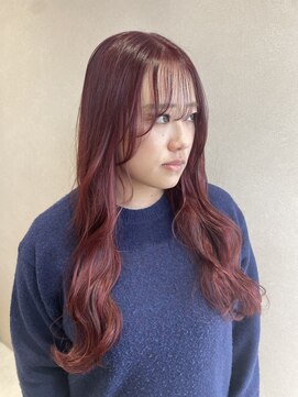エムサロン ルームス(emusalon Room's) 【Rina】ブリーチなしダブルカラー red