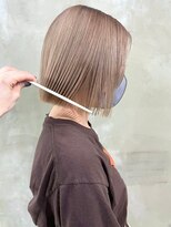 テーマ 下北沢(Thema) ボブ白髪染め白髪ぼかしブリーチなしダブルカラー下北沢