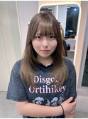 レイヤーカット/ハイレイヤー/ブルーブラック/透明感カラー