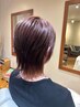【リタッチ/サラ艶】根元のオーガニックカラー+オイルトリートメント+SB