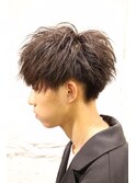 【ふわぼさ質感】ナチュラルサイドパートマッシュ