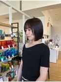 切りっぱなしボブ
