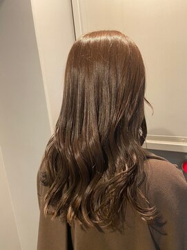 ジーナ 船橋(Zina) 髪質改善*ロングレイヤーグレーベージュ*美髪【Zina船橋】