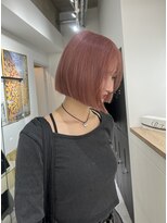 ペレ 渋谷(PELE)&nbsp;ミディアムヘア/デザインカラー/フェイスフレーミング/渋谷