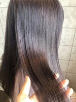 テクネ 天神大名(techne) 天神大名ラベンダーアッシュブリーチなしダブルカレイヤーカット