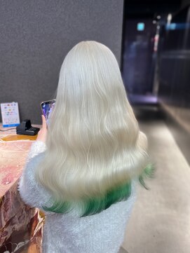 エン 栄店(enne) ミディアムヘア/デザインカラー/フェイスフレーミング/栄