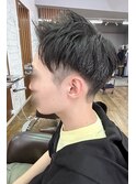 爽やかショートアップバング