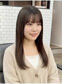 ローレイヤー＋小顔前髪カット