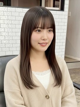 ローレイヤー＋小顔前髪カット