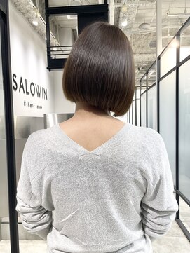 サロウィン 池袋(SALOWIN) 透明感オリーブベージュ × 髪質改善 #391