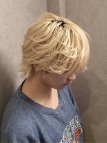 ユナイテッドビューティーウェストコースト(UNITED BEAUTY WEST COAST)&nbsp;ブリーチカラー/ホワイトベージュ/レイヤーカット