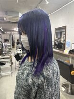 ダンク(DUNK)&nbsp;ネイビー×インナーパープル