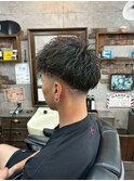 MEN’S HAIR/波巻きツイストスパイラル/リバースセンターパート