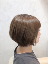 サイン(SIGN)&nbsp;前髪あり大人ショートボブ30代40代50代/サンドベージュ