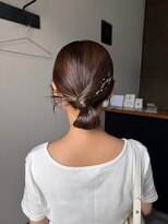 カンナカンナ 三佐店(cannaCANNA) ヘアセット/タイトシニヨン/カチモリ/金箔ヘアアレンジ/結婚式