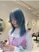 ペールブルー/ホワイトブルー/ミディアムレイヤー