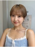 ◎艶やかさと綺麗な毛流れ◎コンパクトショート×温かみベージュ