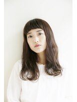 アドラーブル 駅南店(adorable)&nbsp;【adorable】ぱっつんキュートバング×ゆるふわ無造作ロング