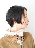似合うところにラインとラウンド short bob