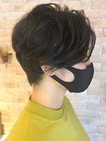 ブレス ヘアー clara店(Bless HAIR)&nbsp;30代40代小顔見せ★大人耳掛け暗髪クールショート