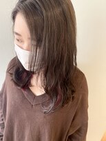 トレパルッキエーレサカイ(tre parrucchiere sakai)&nbsp;［-tre-］ブリーチonイアリングカラー