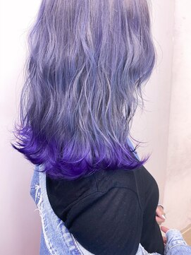 シェリエ(Cherie) アッシュラベンダー/パープルアッシュ/バイオレット/裾カラー