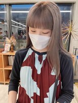 ナル(nalu.)&nbsp;グレージュ / くすみベージュ / 切りっぱなし