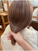 透明感たっぷり★ミルクティベージュ