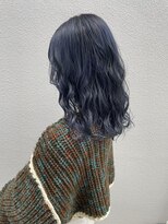 エイト 沖縄豊崎店(EIGHT toyosaki)&nbsp;【EIGHT 豊崎】ディープなブルーでモードなロブ