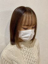 ヘアーロッティ(Hair Lotti) ☆フレーミングカラーのワンカールミディスタイル☆