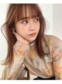 ベージュ/ハイトーン/レイヤー/ボブ/韓国/髪質改善/透明感/立川