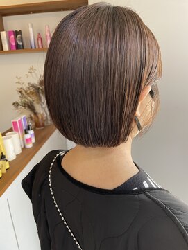ヘアーデザイン ドア(hair design door) ミニボブ　ボブ　ショートボブ　切りっぱなし