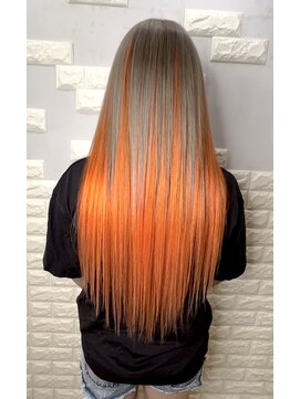 シェルティ フィエル(Shelltie Fiel) シルバー＋オレンジグラデーション