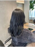 【穂乃華】大人ゆるふわ透明感暗髪ダークカラー/地毛風カラー