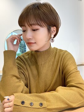 サークル(circle) 大人可愛い20代30代40代50代小顔ショートボブ丸みショートくびれ