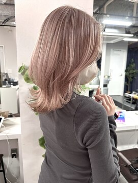 グロウ 渋谷西口(grow) ニュアンス☆ピンクベージュ