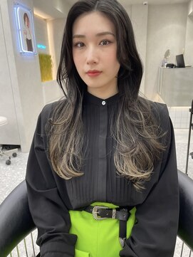 ロンド マーレ 天神大名店(Lond mare) イメチェン/チェリーブラウン/フェミニン/ダークアッシュ/束感