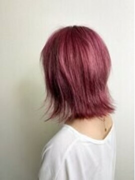 コーボ 柏(COVO) 【covo/iso keiichi】チェリーピンク外ハネミディ