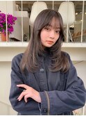 ◇前髪無しロングウルフカット