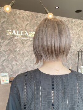 ガレリアエレガンテ 西尾店(GALLARIAElegante) ハイトーン切りっぱなしボブ