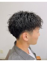 ブライト(BRIGHT)&nbsp;刈り上げマッシュ　ツイストスパイラルパーマ
