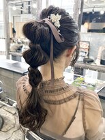 【高間香鈴】結婚式ヘアアレンジ♪
