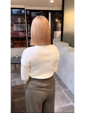 アンダーバーホワイト 広島 本通店(_WHITE) ミルクティーベージュ/ミルキーベージュ/ハイトーンカラー