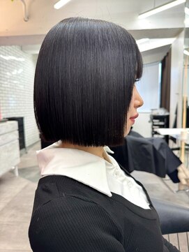 ロンドヴァリー 渋谷店(Lond vallee) ☆切りっぱなし×韓国ボブ×髪質改善×顔周り×姫カットレイヤー