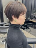 20代30代40代50代/丸みショート/クビレ/前髪あり/表参道
